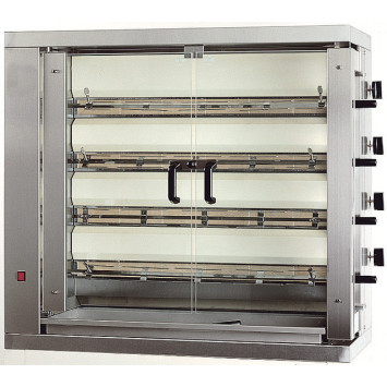 Rôtissoire verticale gaz 3 broches