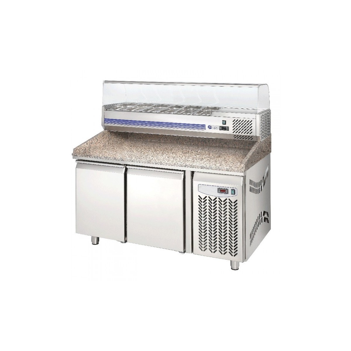 Pizza chef 2 portes avec vitrinette
