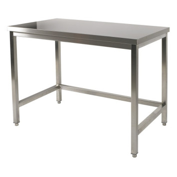 Table inox centrale 2.00m - Gamme 700