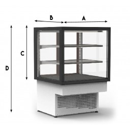 Vitrine Panoramique a encastrer G6050