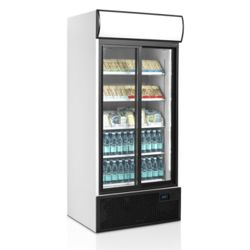 Armoire à boisson 2 portes Gamme 890 avec fronton lumineux