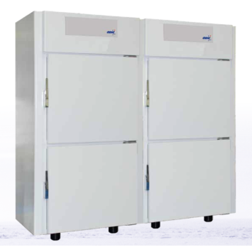 Surgélateur 4 portes 400x600 BLANC - Entrée par les 400 mm (Démontable) 2 compartiments - Sans groupe