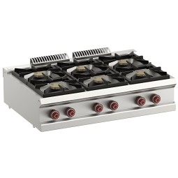 CUISINIERE 6 FEUX GAZ - G700