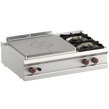 PLAQUE GAZ - 2 FEUX GAZ - DESSUS - G700