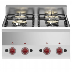 Cuisinière 4 feux gaz -HAUT- G600