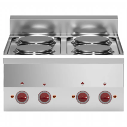 Cuisinière électrique 4 plaques - HAUT -G600