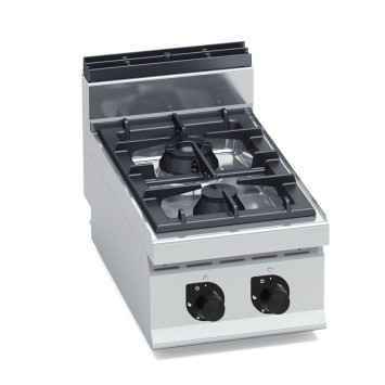 FOURNEAU 2 FEUX GAZ A POSER – FG2A1 et FG2A2