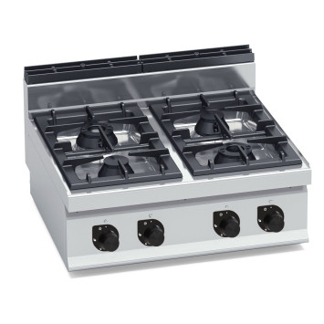 FOURNEAU 4 FEUX GAZ – A POSER - FG4A1 et FG4A2