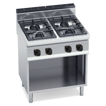 FOURNEAU 4 FEUX GAZ – SUR ARMOIRE – FG4B1 et FG4B2