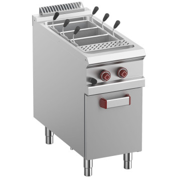 Cuiseur à pâtes gaz, 1 cuve 40 lit. Sur meuble fermé (s/paniers) – G900