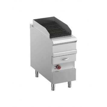 Grill Vapeur électrique, grille en fonte “double face”, module 1/2 - G900