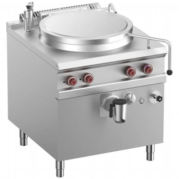 Marmite électrique, cuve 100 lit. Chauffage indirect, sur meuble - G900