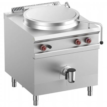 Marmite gaz, cuve 150 lit. Chauffage direct, sur meuble – G900