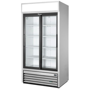 VITRINE POSITIVE 2 PORTES BATTANTES - GDM-33-HC-LD -  TRUE