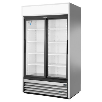 VITRINE POSITIVE 2 PORTES COULISSANTES - GDM-37-HC-LD - TRUE