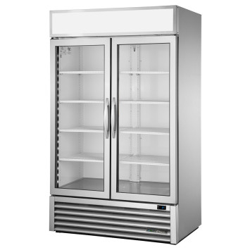 VITRINE POSITIVE 2 PORTES BATTANTES - GDM-43-HC~FGD01 - TRUE