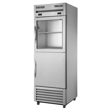 ARMOIRE POSITIVE / NÉGATIVE 1 PORTE BATTANTE VITRÉE et 1 PORTE BATTANTE PLEINE - T-23DT-1-G-1-HC~FGD01 - TRUE