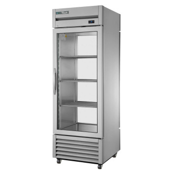 ARMOIRE POSITIVE 1 PORTE BATTANTE VITRÉE AVANT et 1 PORTE BATTANTE VITRÉE ARRIERE - T-23G-PT-HC~FGD01 1G-1G - TRUE