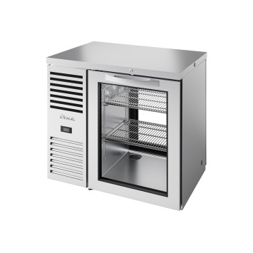 VITRINE DE BAR POSITIVE 1 PORTE BATTANTE VITRÉE - TBR36-PTSZ1-L-S-G-G-2 - TRUE