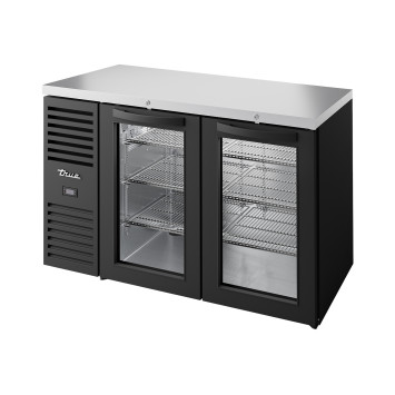 VITRINE DE BAR POSITIVE 2 PORTES BATTANTES VITREES - TBR52-RISZ1-L-B-GG-2 - TRUE