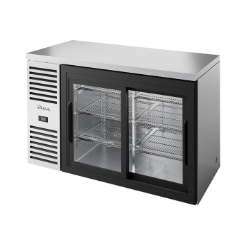 VITRINE DE BAR POSITIVE 1 PORTES COULISSANTES VITRÉES - TBR52-RISZ1-L-S-11-2 - TRUE