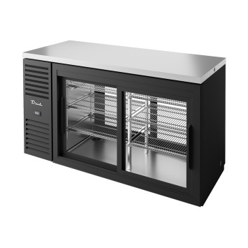 VITRINE DE BAR POSITIVE 2 PORTES COULISSANTES VITRÉES - TBR60-PTSZ1-L-B-11-11-2 - TRUE