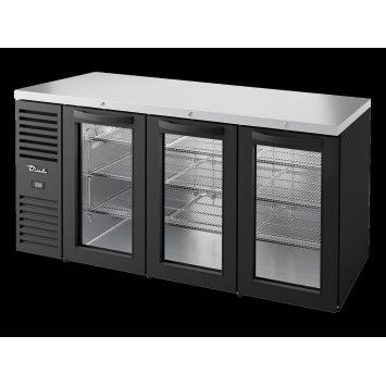 VITRINE DE BAR POSITIVE 3 PORTES BATTANTES VITRÉES - TBR72-RISZ1-L-B-GGG-2 – TRUE