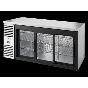 VITRINE DE BAR POSITIVE 3 PORTES COULISSANTES VITRÉES - TBR72-RISZ1-L-S-111-2 – TRUE