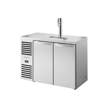 DISTRIBUTEUR–REFROIDISSEUR DE BIERE -INOX EXT- 2 PORTES BATTANTES PLEINES - TDR48-RISZ1-L-S-SS-2 - TRUE