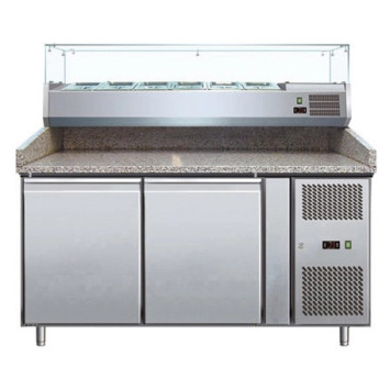 TABLE A PIZZA 2 PORTES AVEC SALADETTE A POSER