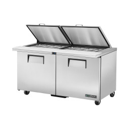 SALADETTE 2 PORTES COUVERCLE PLAT – 24 BACS GN1-6 - TSSU-60-24M-B-ST-HC FLID - TRUE