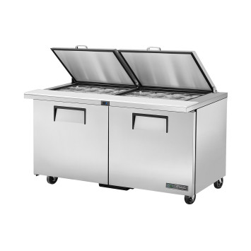 SALADETTE 2 PORTES COUVERCLE PLAT – 24 BACS GN1-6 - TSSU-60-24M-B-ST-HC FLID - TRUE