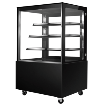 MODERNA 3 - Vitrine d'exposition panoramique avec 3 étagères