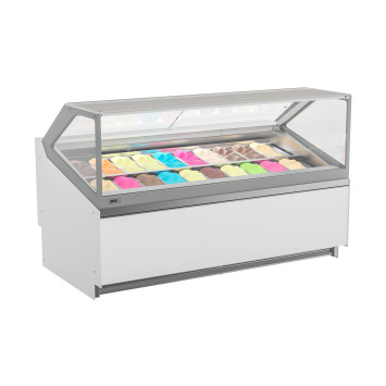 VITRINE À GLACES GELATO 1600 VITRE DROITE