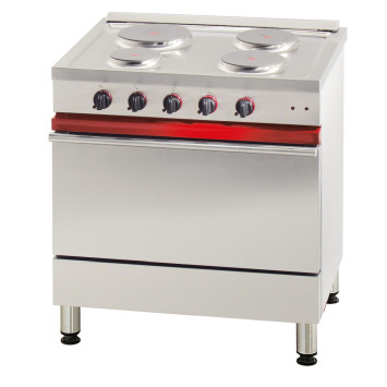 FOURNEAU 1000 ELECTRIQUE 4 PLAQUES FONTE SUR FOUR ELECTRIQUE STATIQUE 620x400.